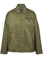 Prada surchemise Re-Nylon - Vert