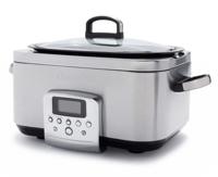 GreenPan Slowcooker - 6.0 liter - RVS - Keramische anti-aanbaklaag
