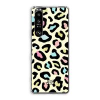 Leopard pattern: Sony Xperia 1 III Transparant Hoesje