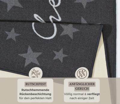 Hanse Home - Design Velours Kitchen Runner Star-Kitchen - 67x180 cm