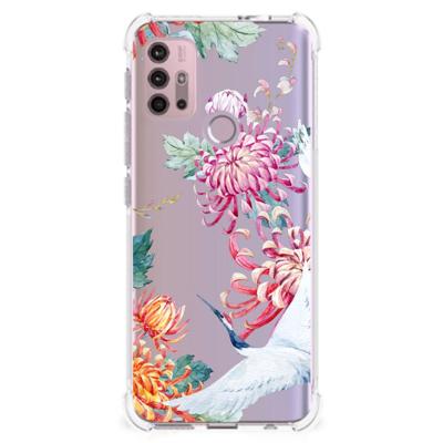 Motorola Moto G30 | G20 | G10 Case Anti-shock Bird Flowers Motorola Moto G30 | G20 | G10 Case Anti-shock Bird Flowers