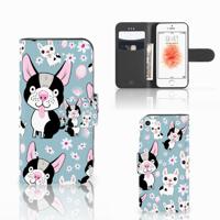 Apple iPhone 5 | 5s | SE | Telefoonhoesje | Met pasjeshouder | Hondjes