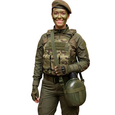 Carnaval verkleed Survival veldfles - leger groen - soldaat - verkleed accessoire Carnaval verkleed Survival veldfles - leger groen - soldaat - verkleed accessoire