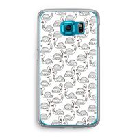 Zwanen: Samsung Galaxy S6 Transparant Hoesje