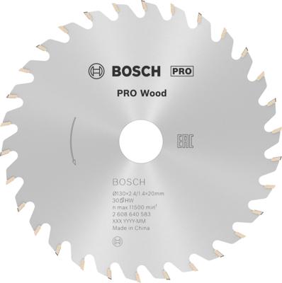 Bosch Accessoires Cirkelzaagblad Optiline Wood 130 x 20/16 x 2,4 mm, 30 1st - 2608640583