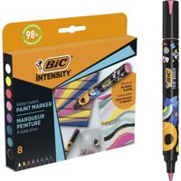 BIC Intensity paintmarker, levendige kleuren, set van 8 stuks