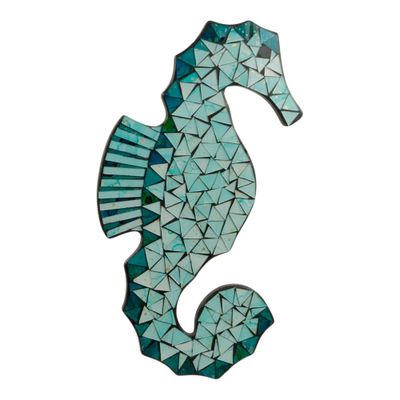 Wanddecoratie Mozaïek Zeepaardje