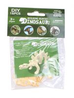 LG-Imports 3D-puzzel dinoskelet Stegosaurus 9 x 7 cm beige - thumbnail