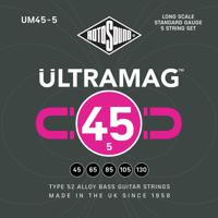 Rotosound Ultramag UM455 snarenset voor elektrische basgitaar