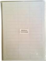 Inlegstroken voor magneetetiketten 60x20 mm (10 vel)