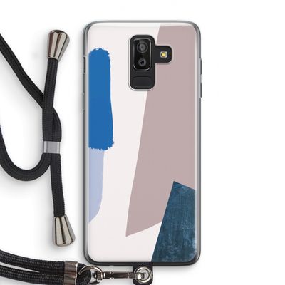 Lapis: Samsung Galaxy J8 (2018) Transparant Hoesje met koord