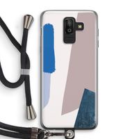 Lapis: Samsung Galaxy J8 (2018) Transparant Hoesje met koord