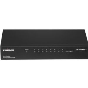 Edimax GS-1008E V2 netwerk-switch Unmanaged Gigabit Ethernet (10/100/1000) Zwart