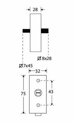 DK Mech. SKG rechthoek afsluitb. MMZ