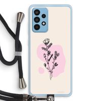 Roses are red: Samsung Galaxy A52 Transparant Hoesje met koord