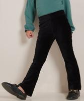 flared fit broek rib velvet