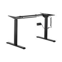 Zit-sta bureauframe - 120 W - 80 kg - zwart Zit-sta bureauframe - 120 W - 80 kg - zwart