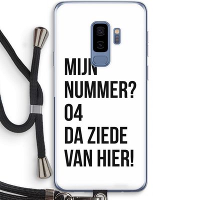 Da ziede van hier: Samsung Galaxy S9 Plus Transparant Hoesje met koord