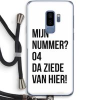 Da ziede van hier: Samsung Galaxy S9 Plus Transparant Hoesje met koord