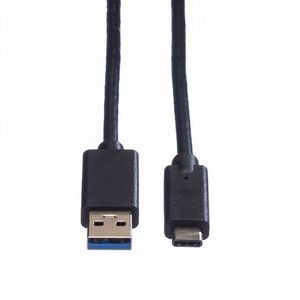 Secomp 11.44.9011 USB-kabel USB 3.2 Gen 1 (3.1 Gen 1) 1 m USB A USB C Zwart