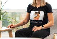 T-shirt vrouwen zwart M