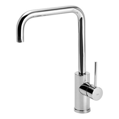 Keukenkraan Tres Max | Opbouw | 360° Draaibaar | Mengkraan | 1-hendel | Rond | Chroom