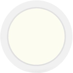 LED Downlight Pro - Aigi Trinko - Opbouw Rond 18W - Natuurlijk Wit 4000K - Mat Wit - Kunststof