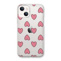 Ondersteboven verliefd: iPhone 13 mini Transparant Hoesje