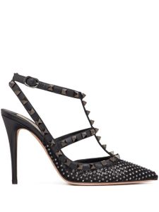 Valentino Garavani escarpins Rita 100 mm à ornements strassés - Noir