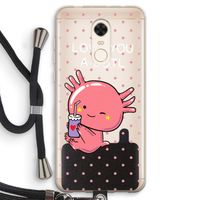 Love You A Lotl: Xiaomi Redmi 5 Transparant Hoesje met koord