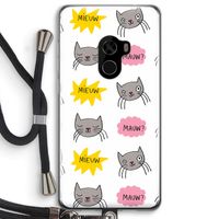 Meow: Xiaomi Mi Mix 2 Transparant Hoesje met koord