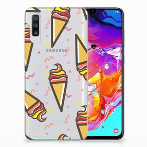 Samsung Galaxy A70 Siliconen Case Icecream