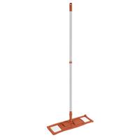 Urban Living Vloerwisser - microvezel - oranje - verstelbaar - dweil - mop - schoonmaken