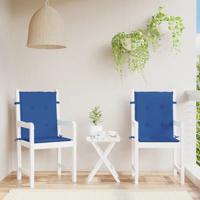 VidaXL Tuinstoelkussens 2 st 100x50x3 cm oxford stof koningsblauw