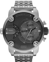 Diesel Heren DZ7259 Dual Time Zone roestvrijstalen quartz polshorloge met datum Diesel Heren DZ7259 Dual Time Zone roestvrijstalen quartz polshorloge met datum