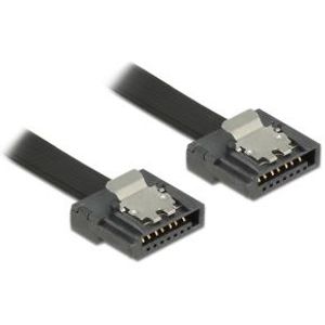 Delock 83839 SATA 6 Gb/s kabel 20cm zwart FLEXI