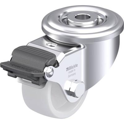 Blickle LER-PO 60G-RA Plaatstalen zwenkwiel Wieldiameter: 60 mm Draagvermogen (max.): 150 kg 1 stuk(s)