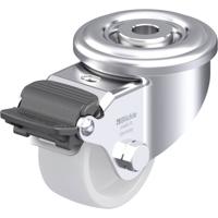 Blickle LER-PO 60G-RA Plaatstalen zwenkwiel Wieldiameter: 60 mm Draagvermogen (max.): 150 kg 1 stuk(s)