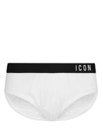 DSQUARED2 Icon elasticated-waistband briefs - Blanc - thumbnail