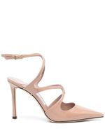 Jimmy Choo escarpins Azia en cuir à fini verni 95 mm - Rose