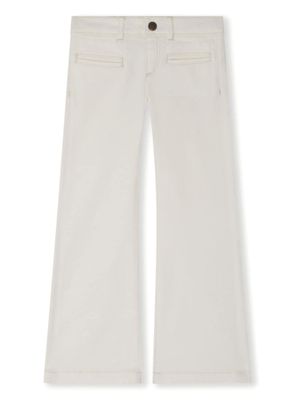 Bonpoint jean à coupe évasée - Blanc