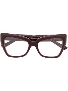 Balenciaga Eyewear lunettes de vue à monture papillon - Rouge