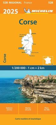 Wegenkaart - landkaart 528 Corse - Corsica 2025 | Michelin