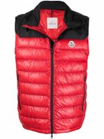 Moncler gilet matelassé Ortac - Rouge