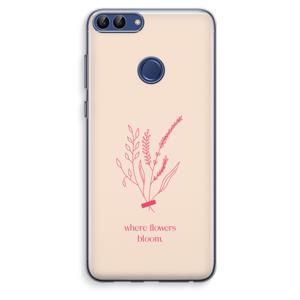 Where flowers bloom: Huawei P Smart (2018) Transparant Hoesje