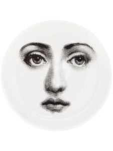 Fornasetti assiette imprimée - Blanc