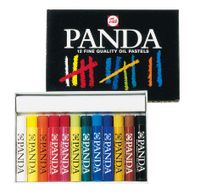 Talens Panda oliepastel, doos van 12 pastels