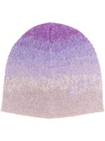 ERL bonnet en intarsia à effet dégradé - Violet