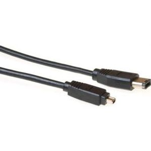 ACT Firewire IEEE1394 aansluitkabel 6-pin male - 4-pin male 4,50 m