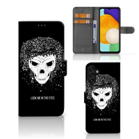 Telefoonhoesje met Naam Samsung Galaxy A04s | Samsung Galaxy A13 5G Skull Hair - thumbnail